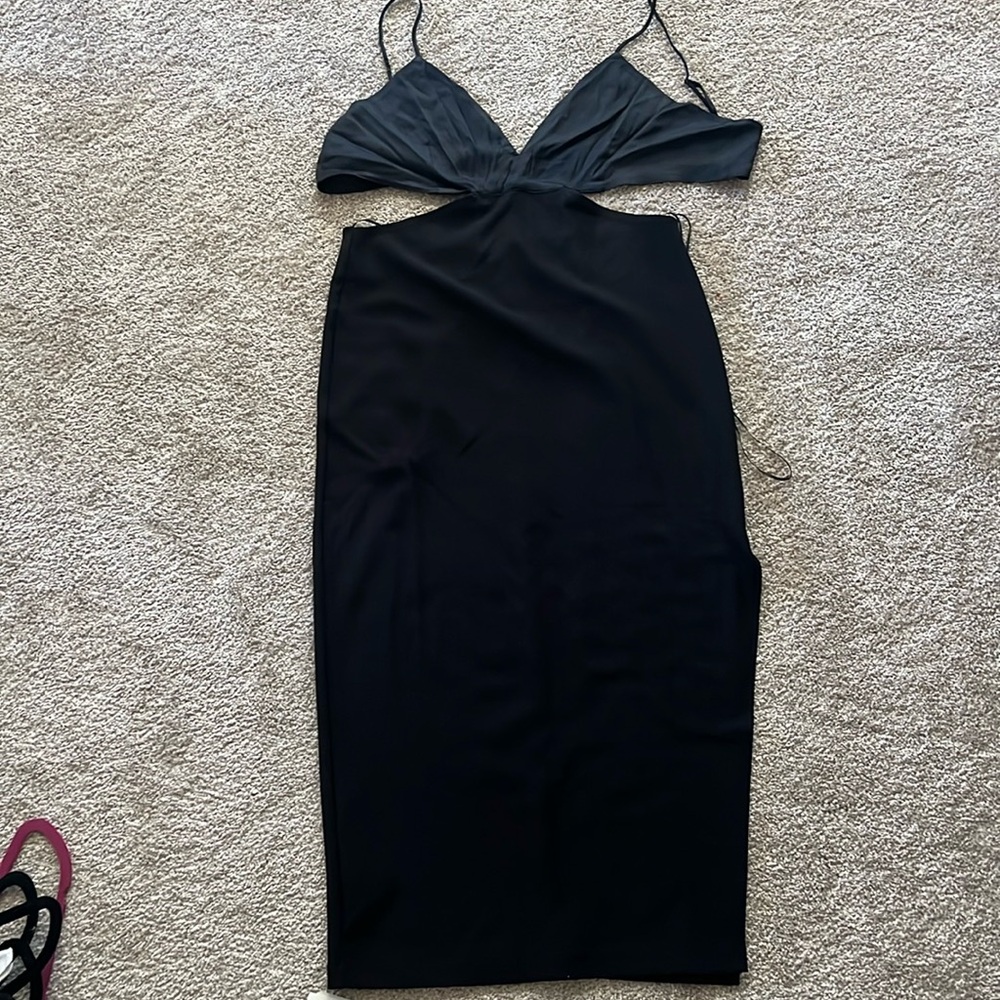 Abercrombie & Fitch Midi Black Dress